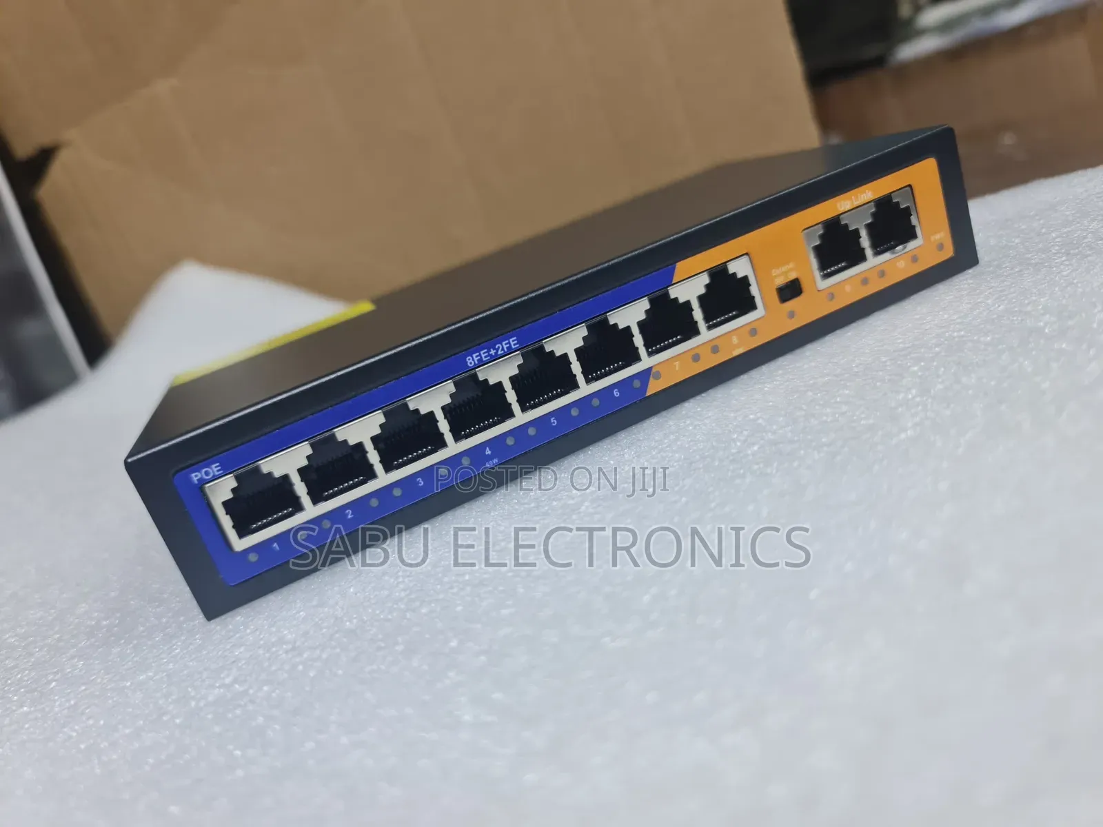 8 Port Poe Switch With 2 Uplink Ports – CCTV Network Use