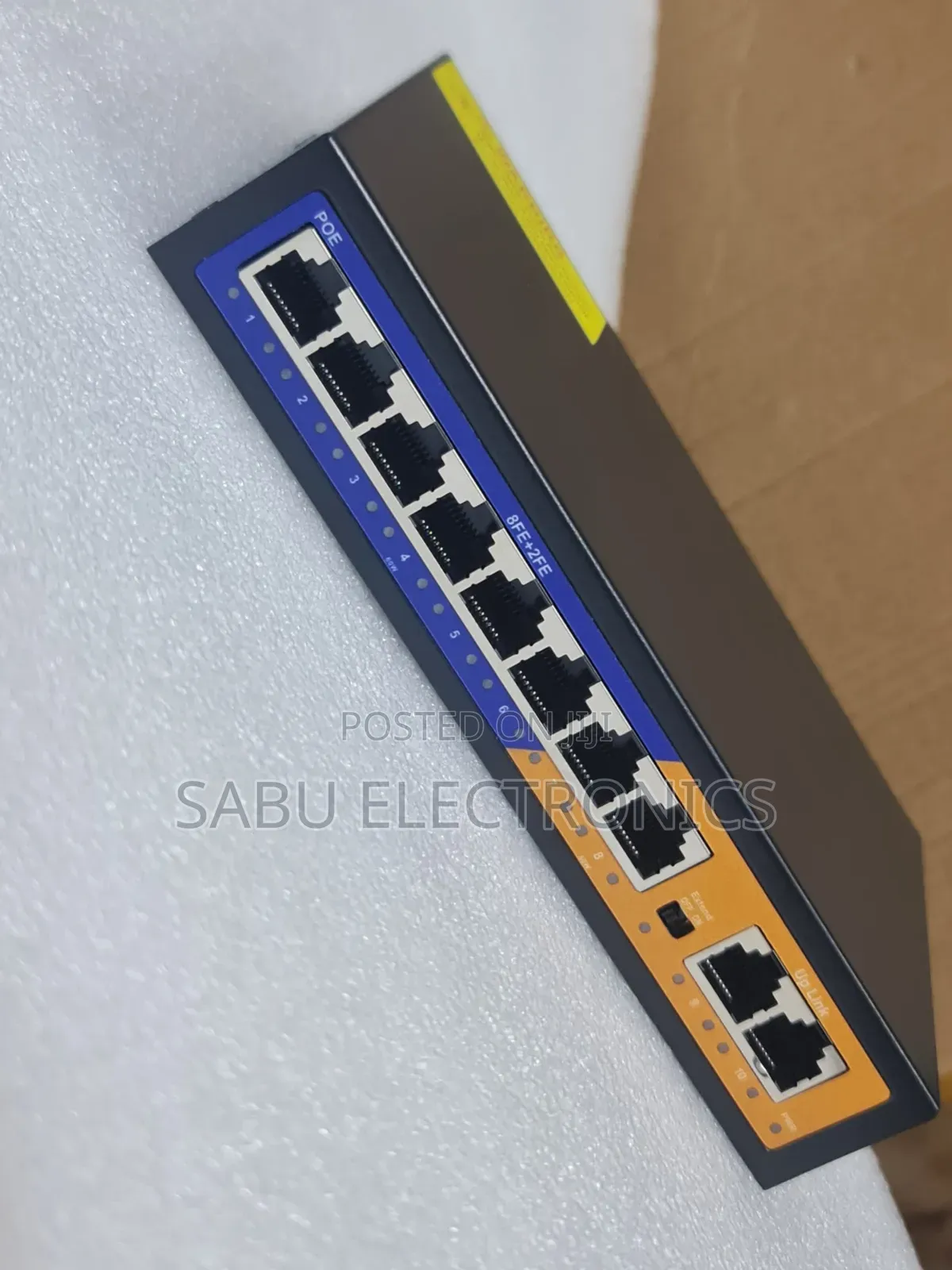 8 Port Poe Switch With 2 Uplink Ports – CCTV Network Use