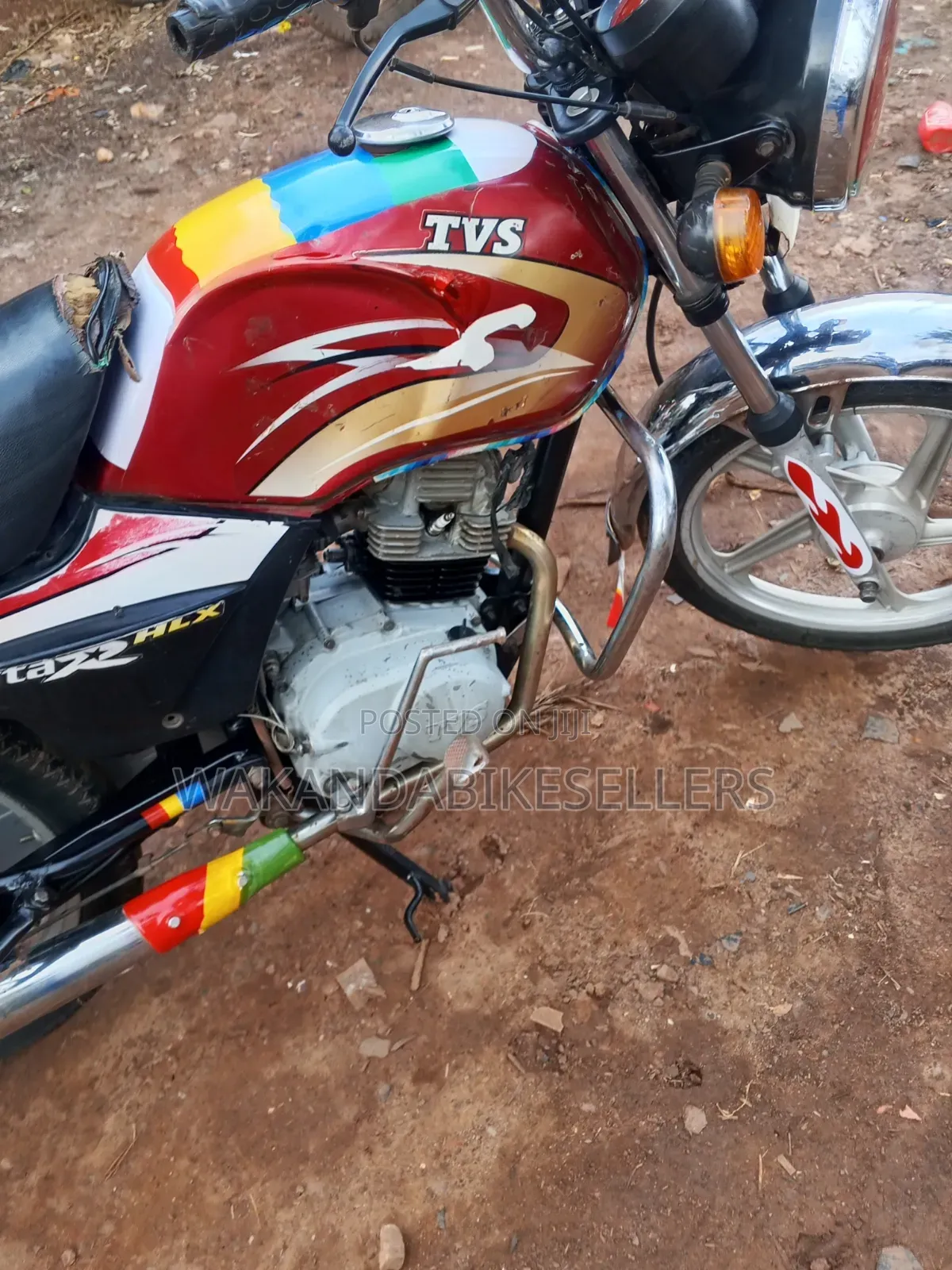 TVS XL 100 2019 Red