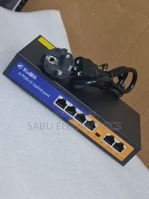 Poe Network Switch- 6 Port -4 Poe Port +2 Uplinks- For Home Business