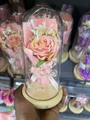 Led Decoration Flower Glass