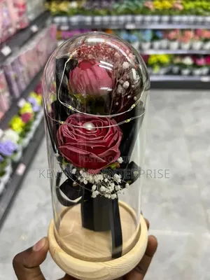Led Decoration Flower Glass