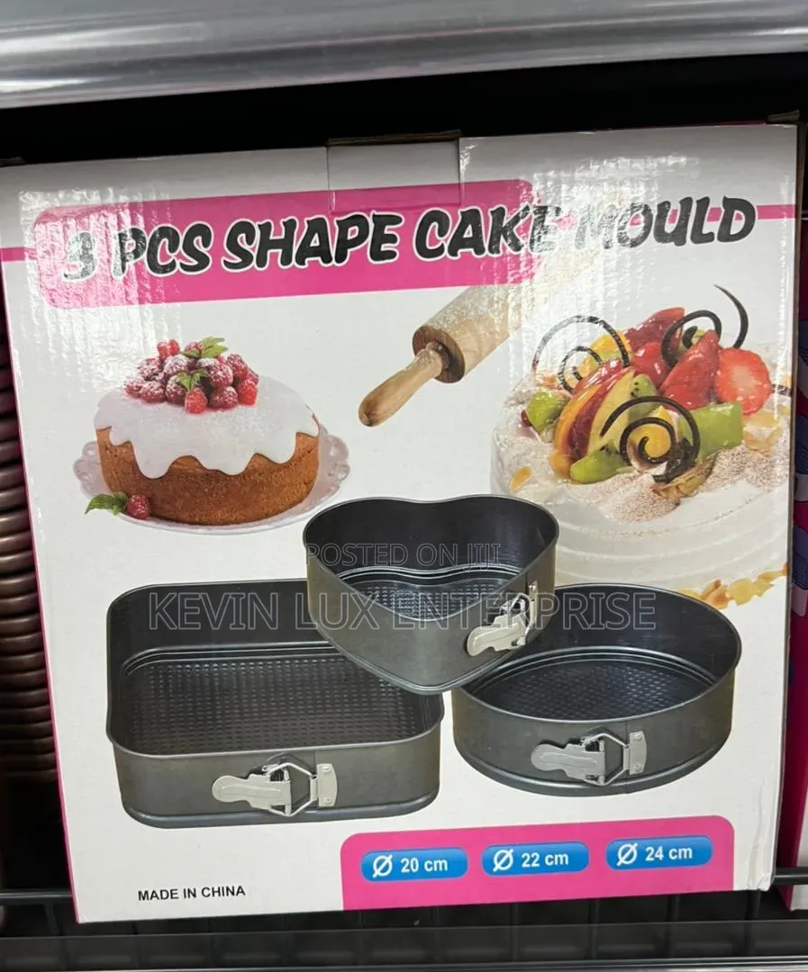 Cake Mold Set 20cm,22cm,24cm