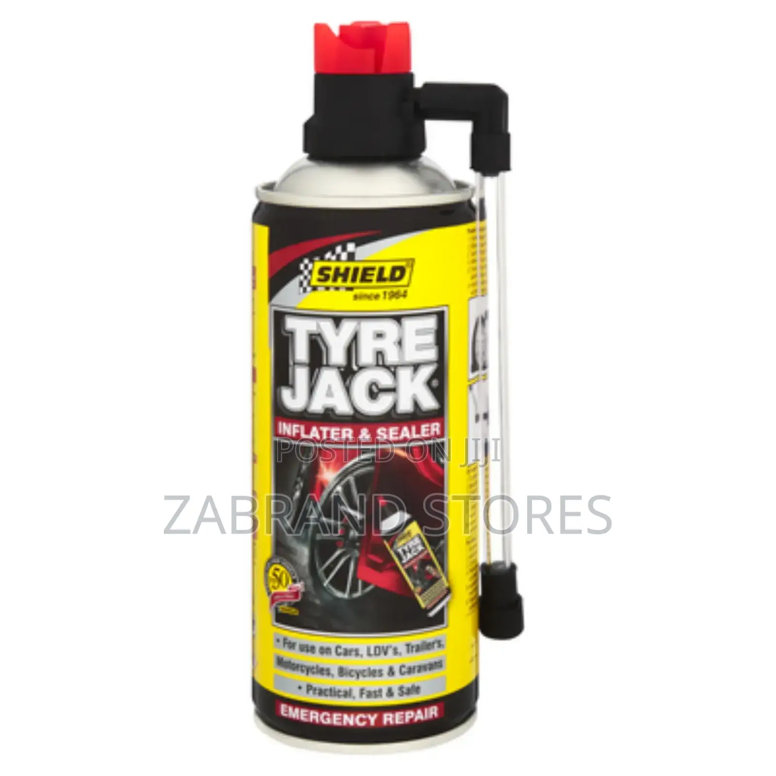 Emergency Tyre Jack Inflator Sealer 340ml