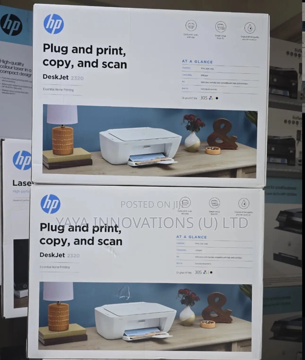 Hp Deskjet 2320 All-in-One Printer, Usb Color Printer