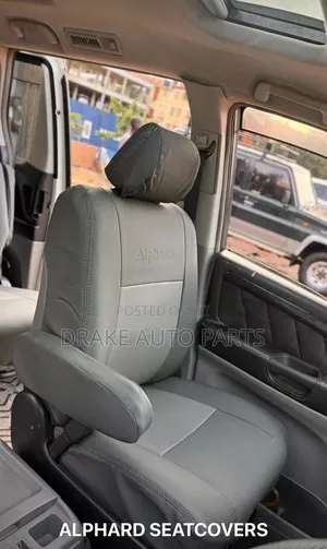 Leather Seatcovers for Alphad, Black, Grey and Cream Colours Plain Av
