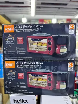 Raf 3 in 1 Breakfast Maker, Model R.5308r.