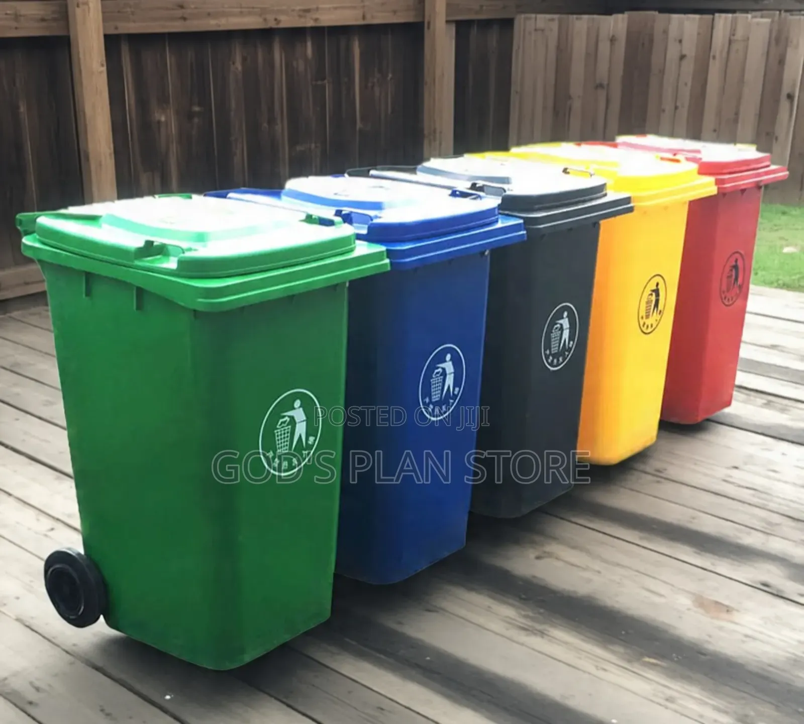 Outdoor Wheelie 240litres Plastic Dust Bins Plastic Dust Bins Heavy