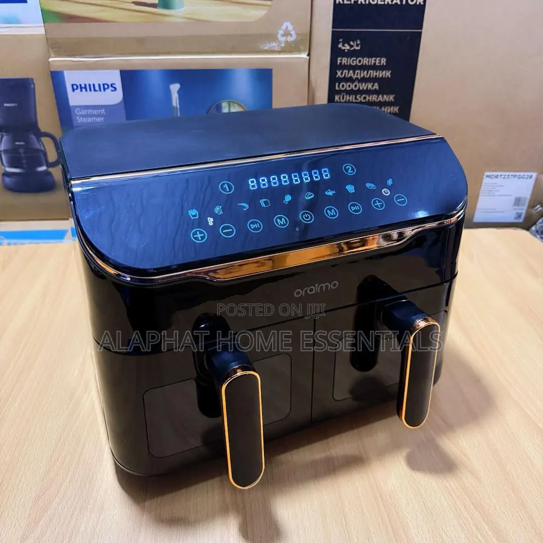 Oraimo 8 Litre (4 + 4) Digital Dual Air Fryer