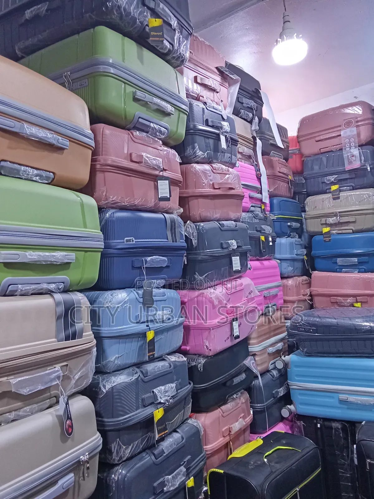 Medium Gray Color Plastic Rubber Suitcase