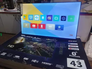 43 Inches Blackark Smart Digital Flat Screen Flameless With Inbuilt