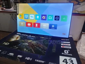 Black Ark 43 Inches Smart Android Digital Flat Screen Flameless