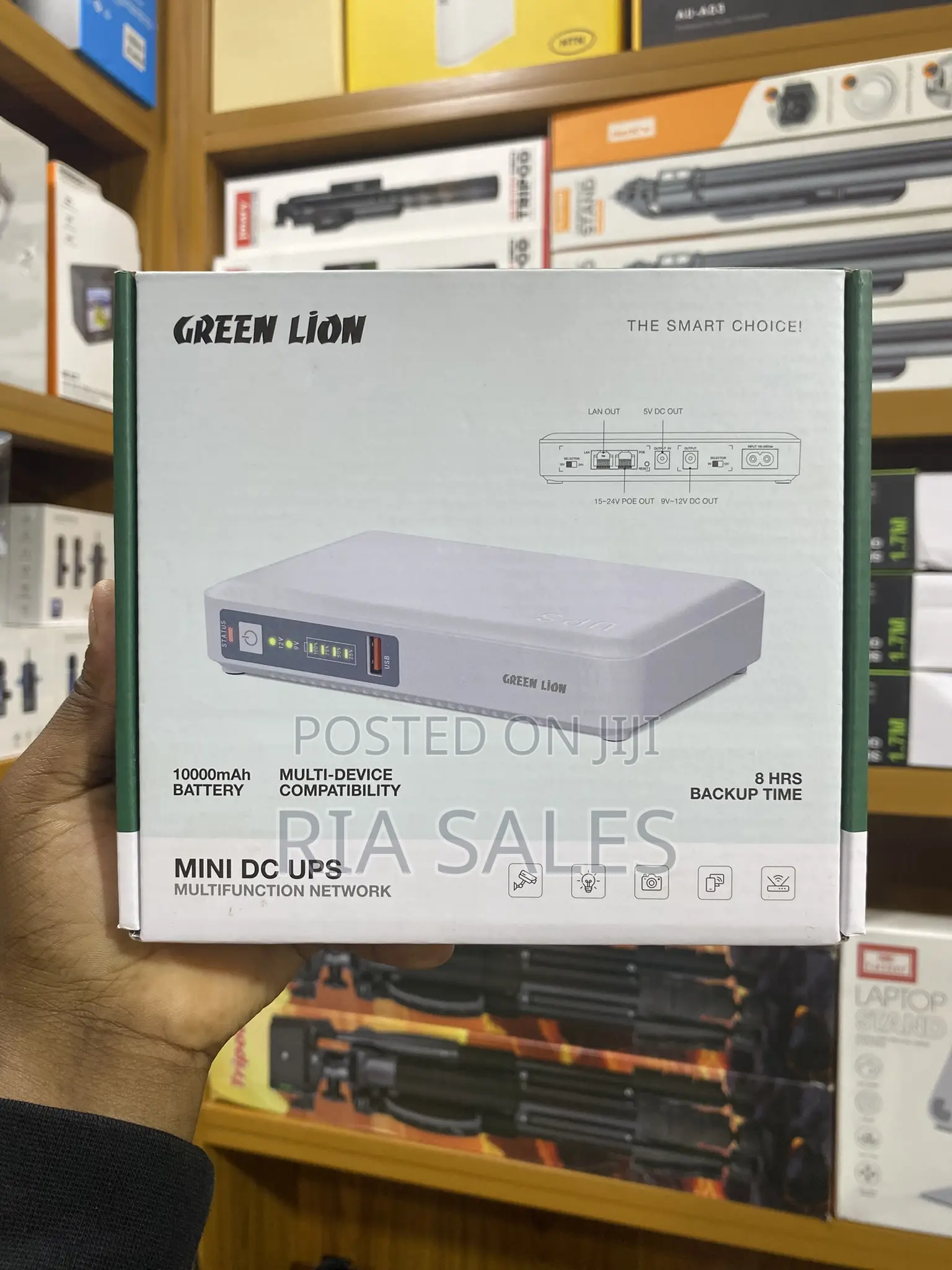 Green Lion Mini Dc Ups Multifunction Network