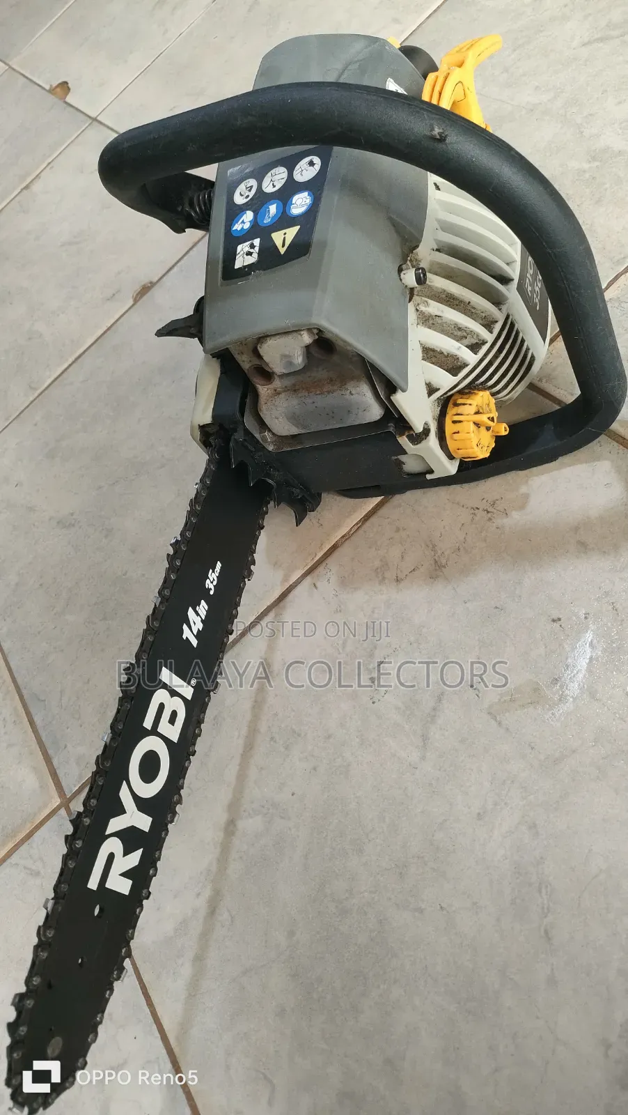 Uk Used Ryobi Rcs3535cb Petrol Chainsaw.