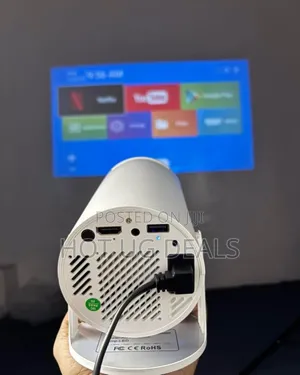 Smart Projector With Android Tv, Wifi Bluetooth Projector Supported