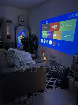 Smart Projector With Android Tv, Wifi Bluetooth Projector Supported