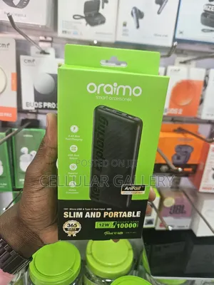 Oraimo Power Bank 12w, 10000mah