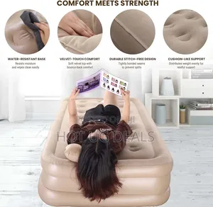 3x6 Inflatable Air Mattress With Built-in Electric Pump For Inflation