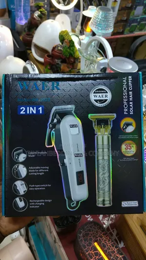 2 in 1 Waer Professional Hair Clipper Salon Shaving Machine