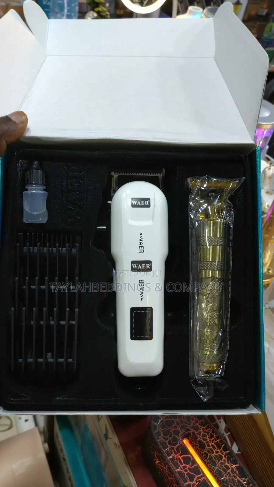 2 in 1 Waer Professional Hair Clipper Salon Shaving Machine