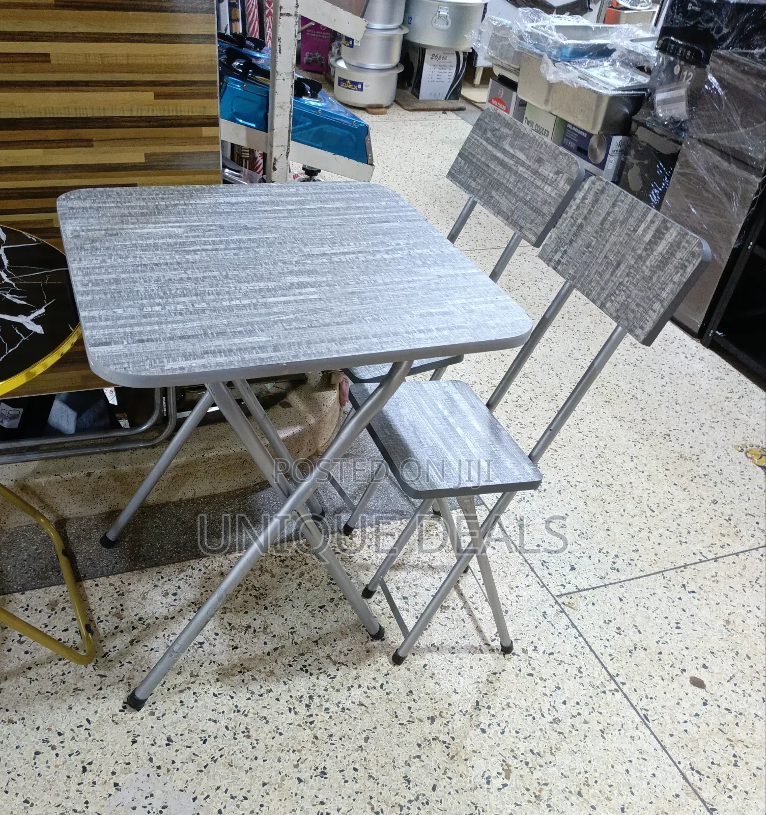 Foldable Dinning Table With Chairs