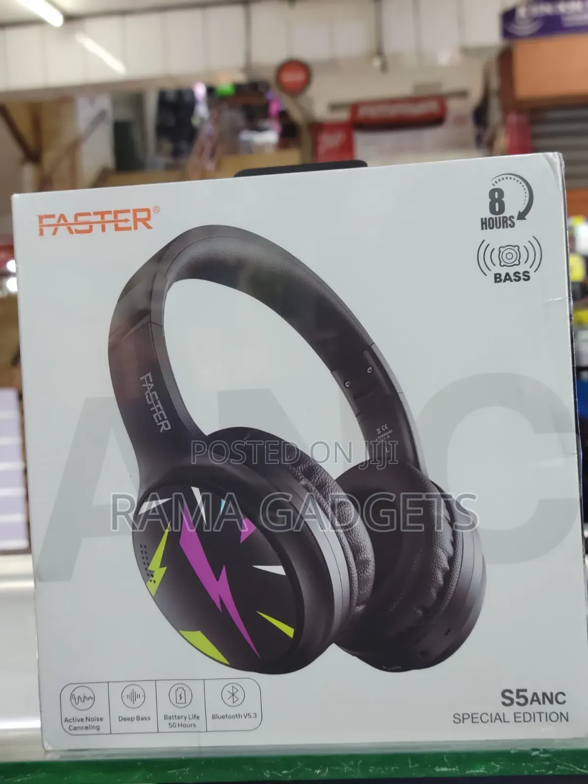 Faster S5 Anc Special Edition Wireless Bluetooth Headphones.