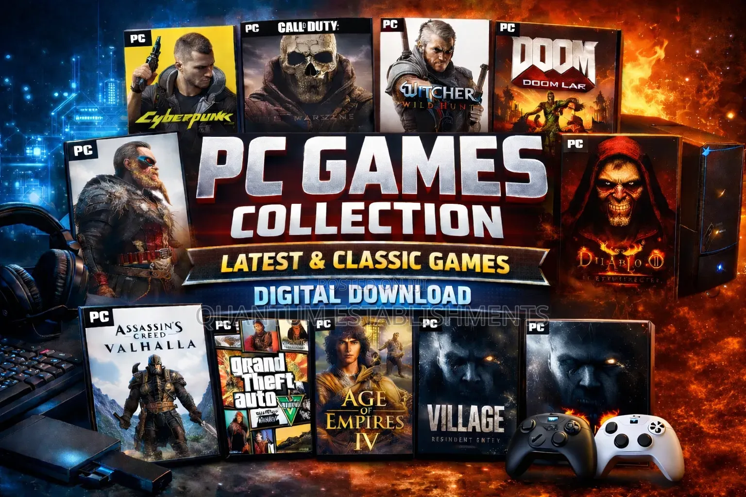 Pc Games Collection | Latest and Classic Games | Digital Download |