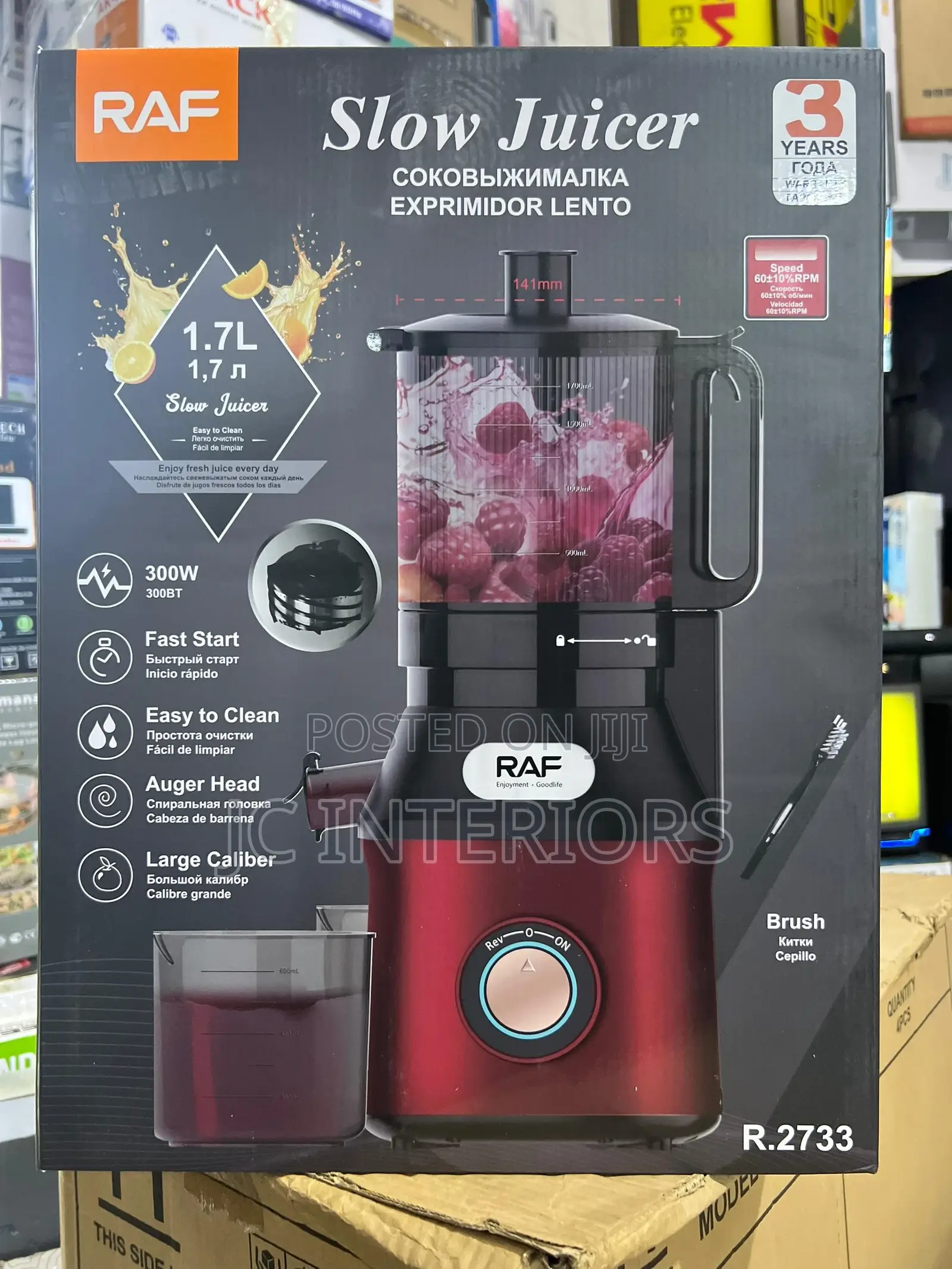 Slow Juicer Raf 300w Fast Start