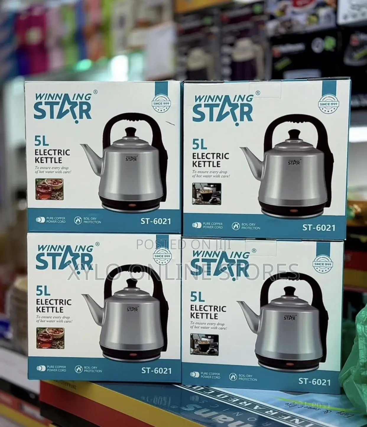 Winning Star Electric Kettle 5l Model St 6020