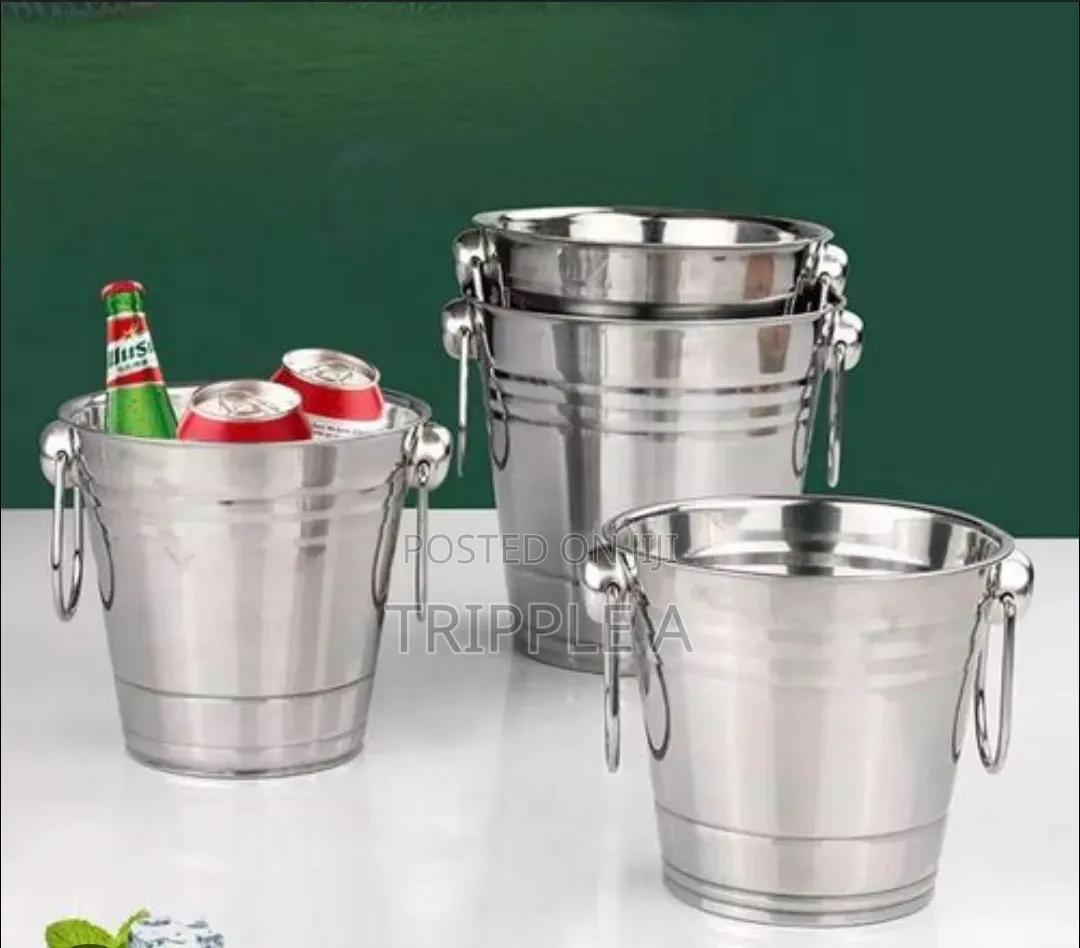 Steel Ice Cube Bucket