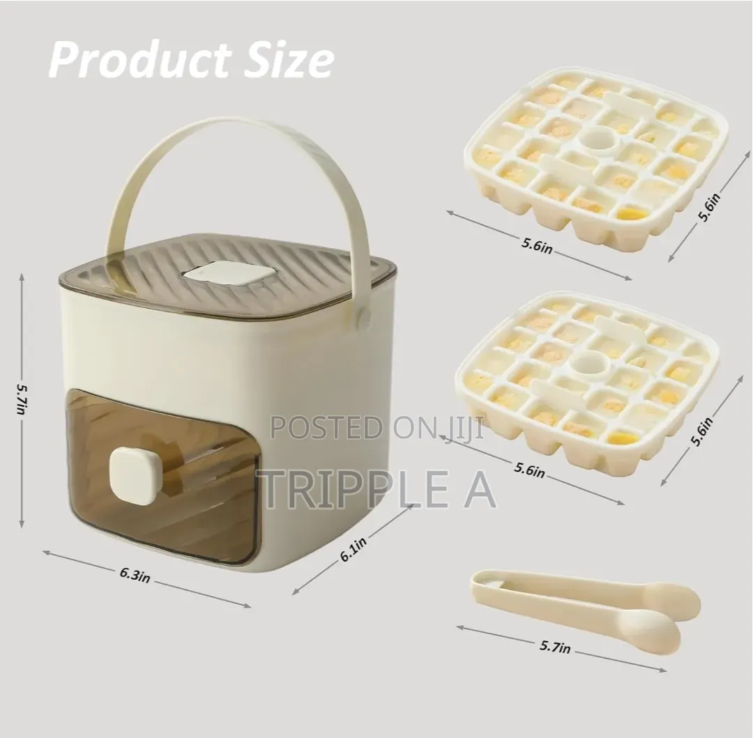 Ice Maker Box With Drawer And Storage Tray