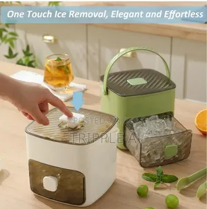 Ice Maker Box With Drawer And Storage Tray