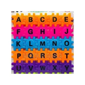 Interlocking Puzzle With Alphabet Letters