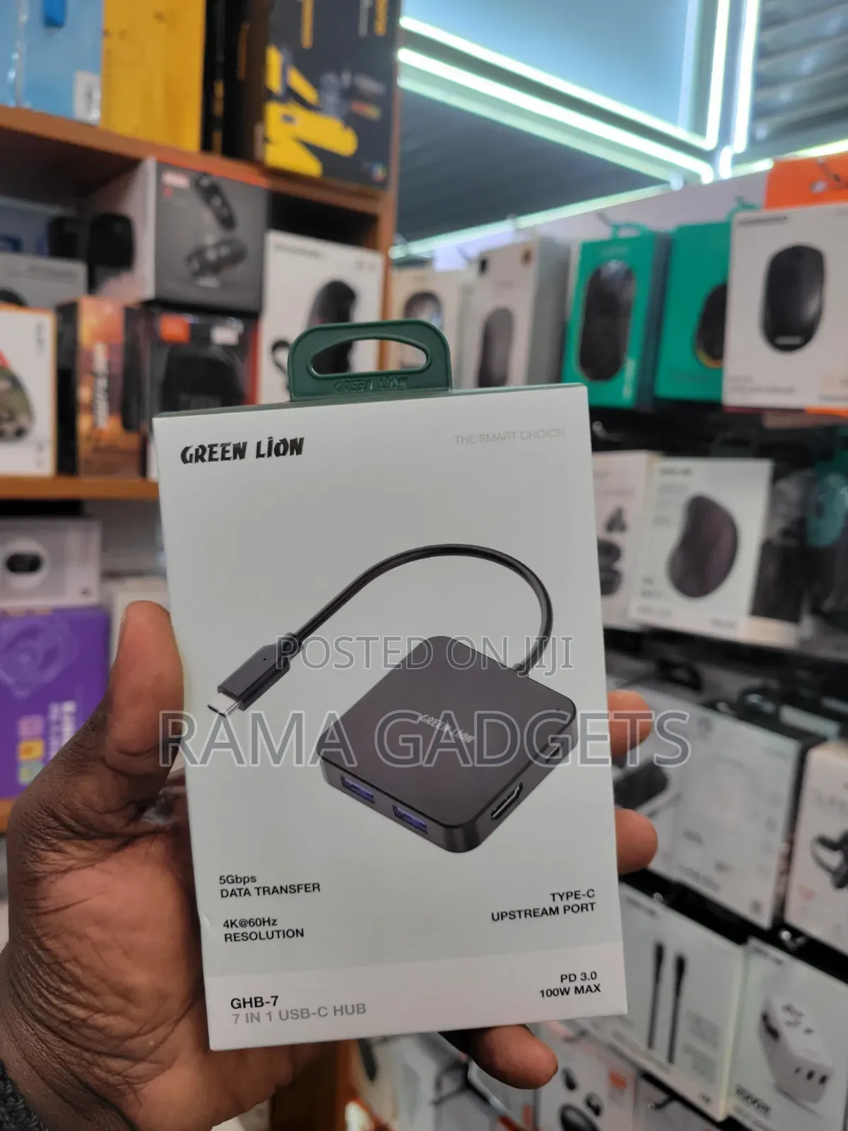 Green Lion GHB-7 7-in-1 Usb-C Hub