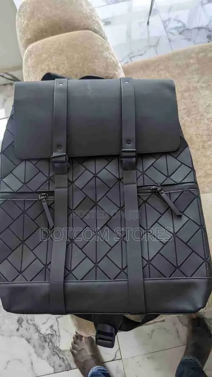 Premium Waterproof Pu Leather Laptop Backpack