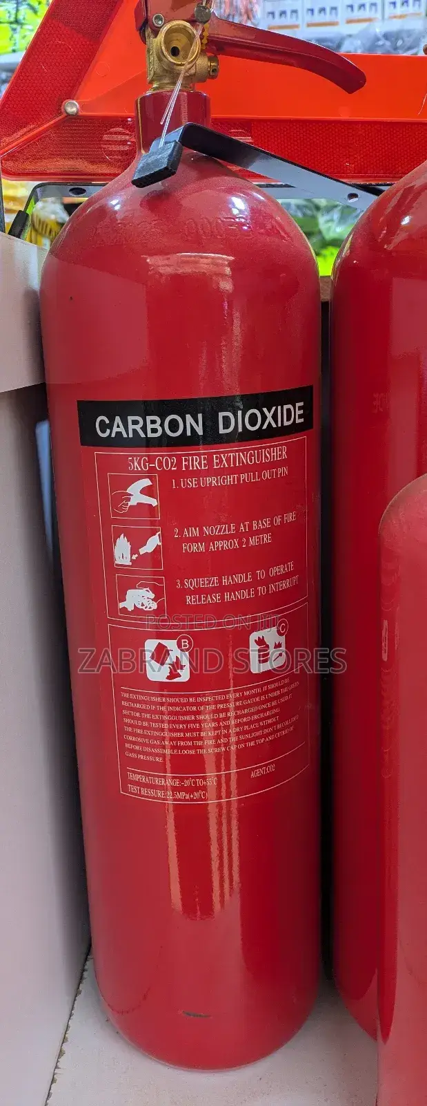 5kgs Carbon Dioxide Fire Extinguisher