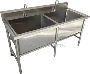 Commercial Stainless Steel Double Sink