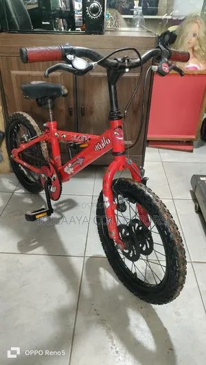 Uk Used Red Apollo 16 Inches Children's Bicycle, 4-8 Years.