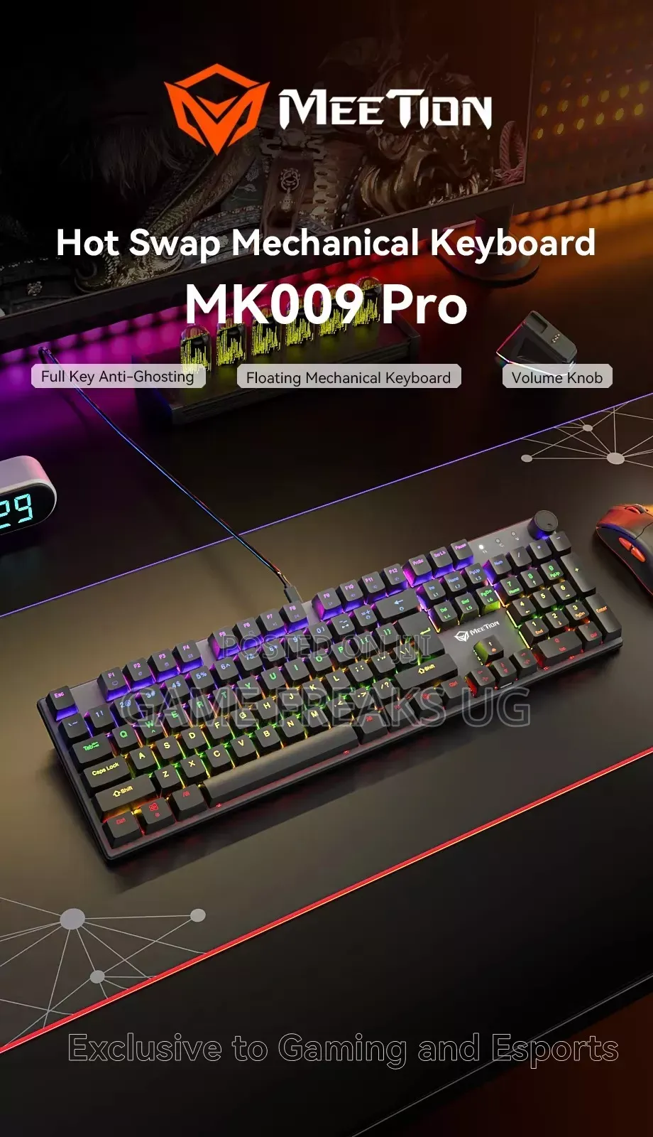 Hotswap Mechanical Keyboard Mk009