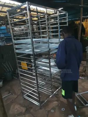 Commercial Stainless Serving Tray Trolley