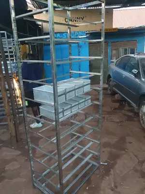 Commercial Stainless Serving Tray Trolley