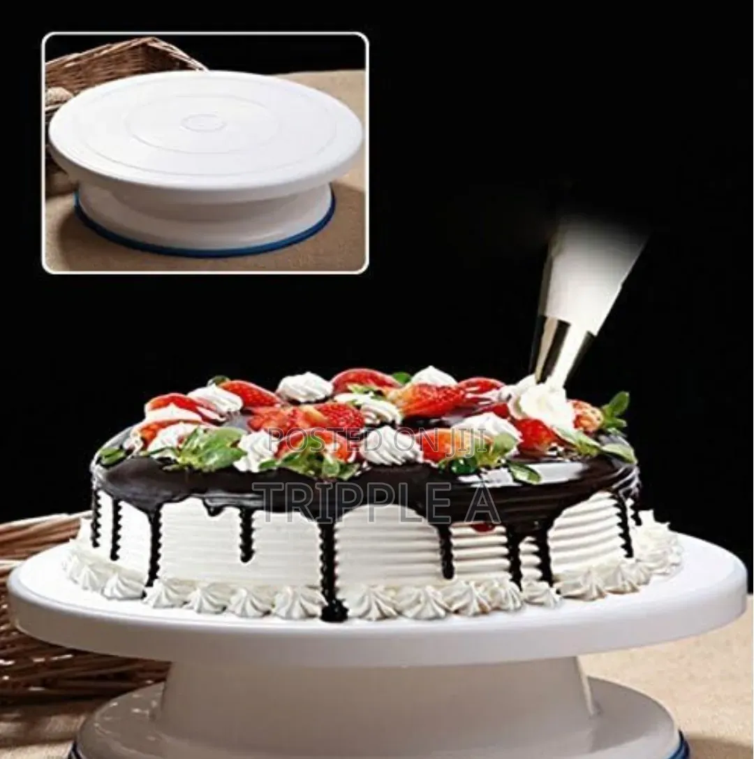 28cm Plastic Cake Stand Turntable