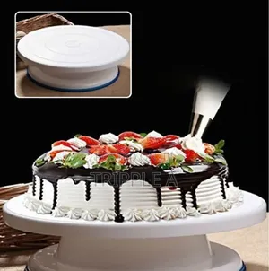 28cm Plastic Cake Stand Turntable