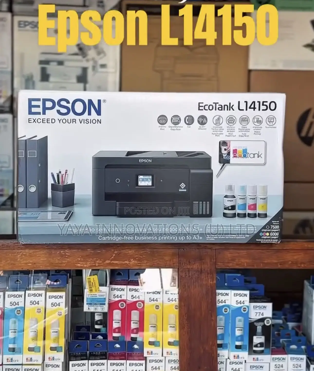Epson Ecotank L14150 A3+ Multifunction Wi-Fi Ink Tank Printer With Fax
