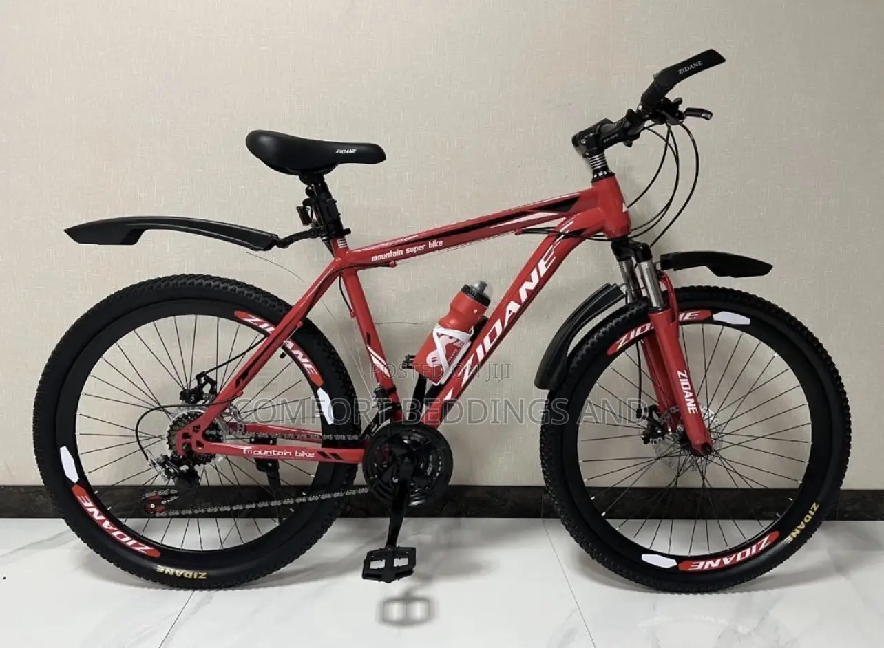 Zidane Gear Bicycle Size 26 Red