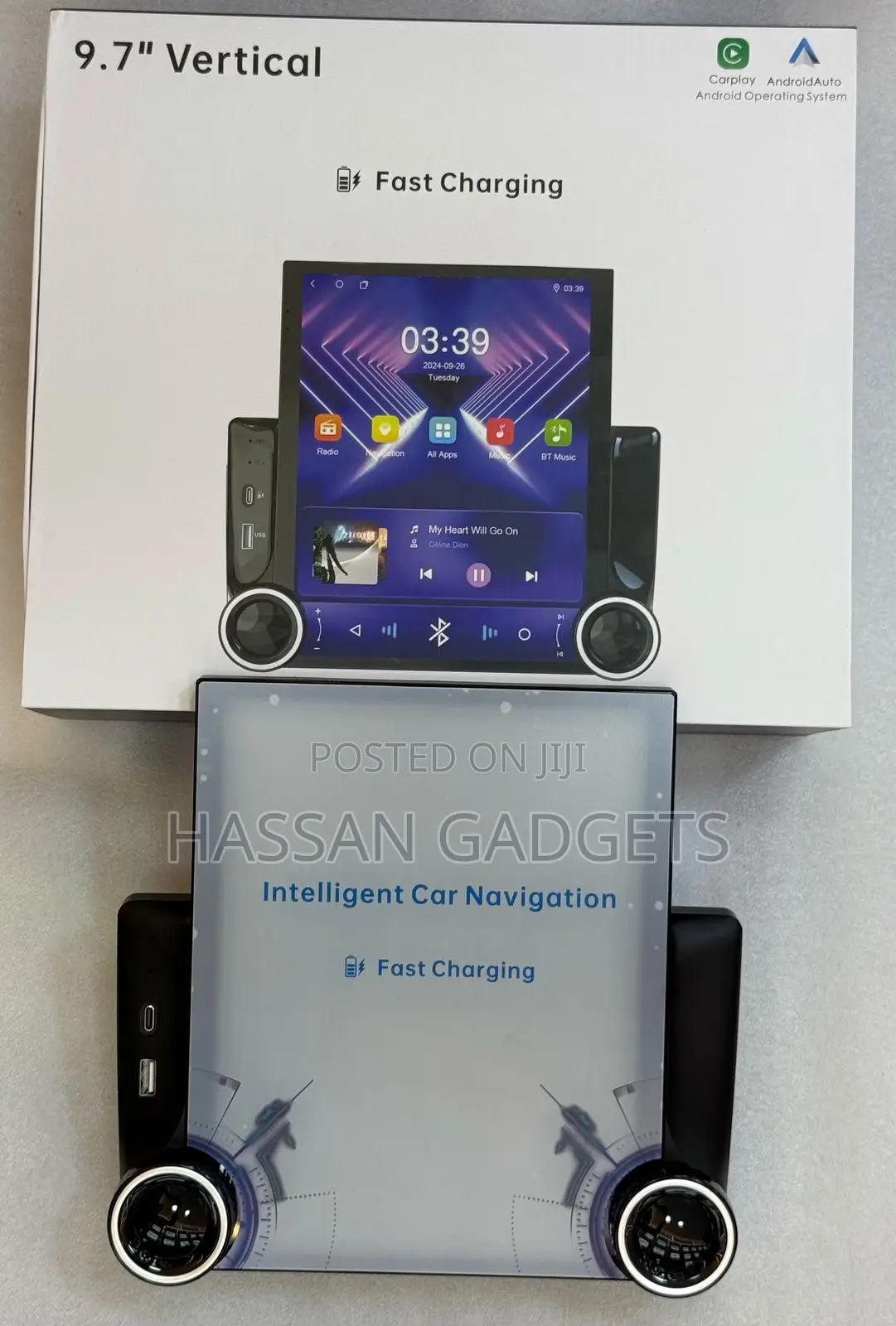 Android 9.7 Inch Tesla Style Vertical Screen Benz
