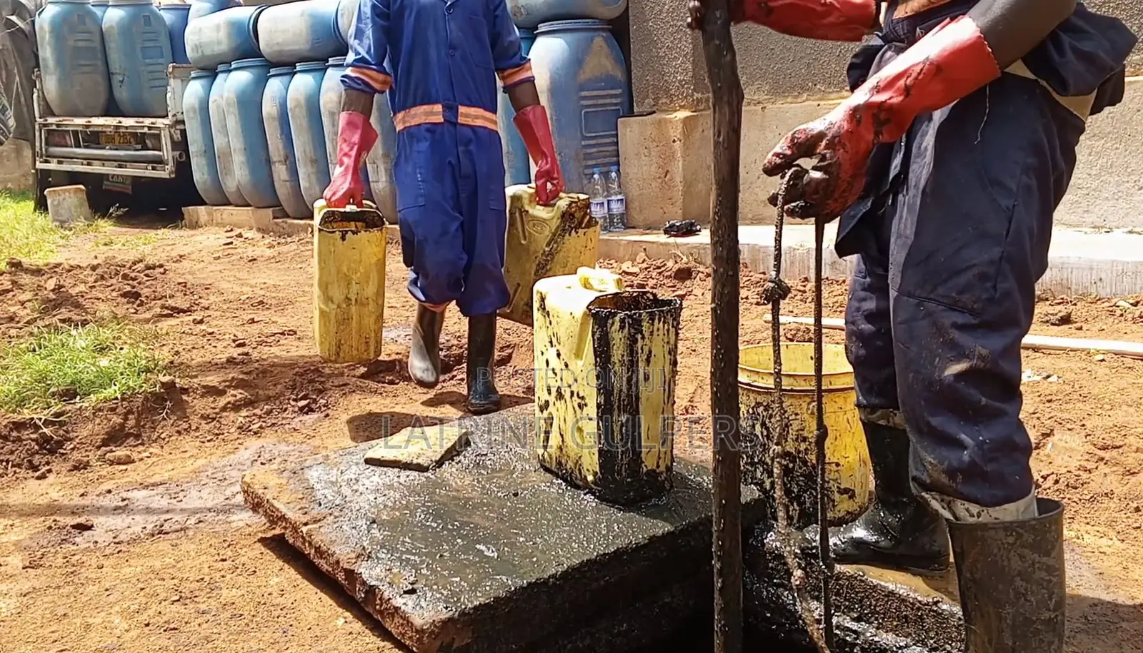 Manual Septic Tank Emptying