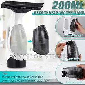 Window Vacuum Squeegee Cordless