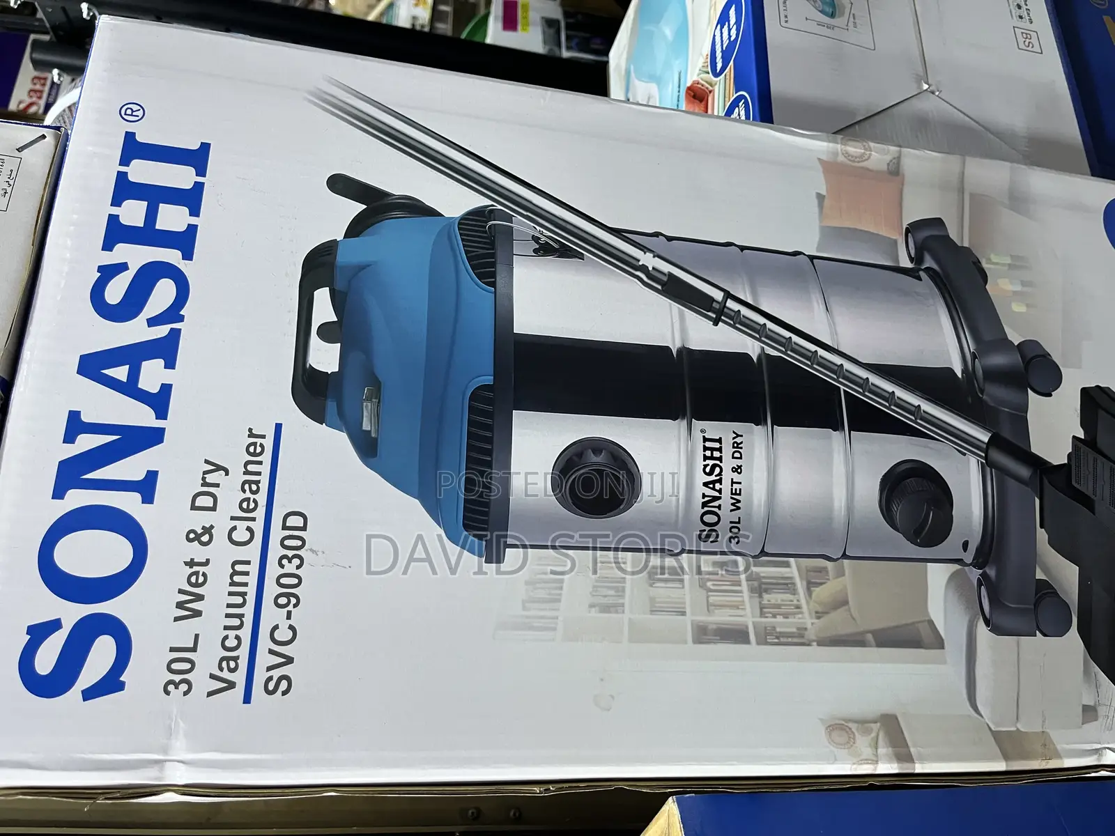 Sonashi 30l Wet Dry Vacuum Cleaner – Powerful,Multi-Purpose Cleaning