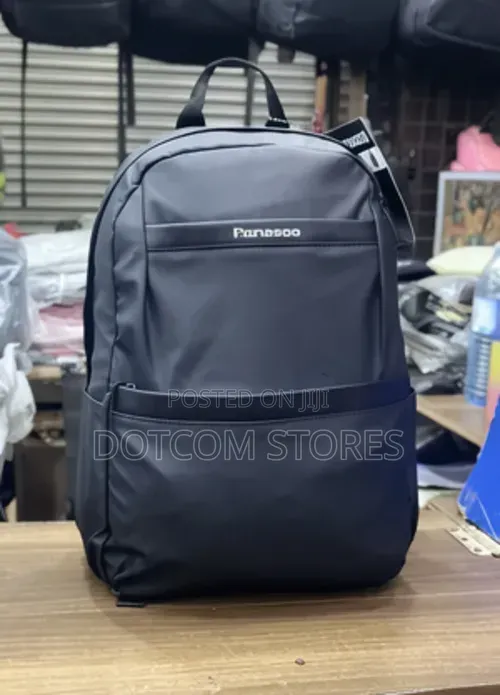Ponasoo Black Laptop Backpack